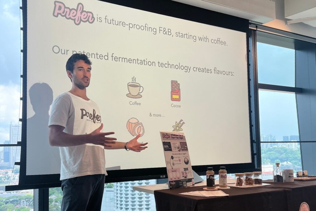 The beverage startup making coffee without coffee beans and why this is important for the coffee industry in Asia 1 Co-founder Jake Berber on how Prefer Coffee is creating coffee without coffee beans