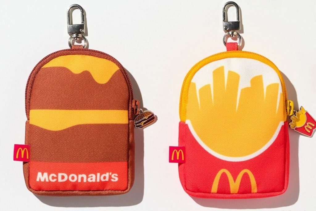 McDonald's Singapore french fries burger pocket pouch