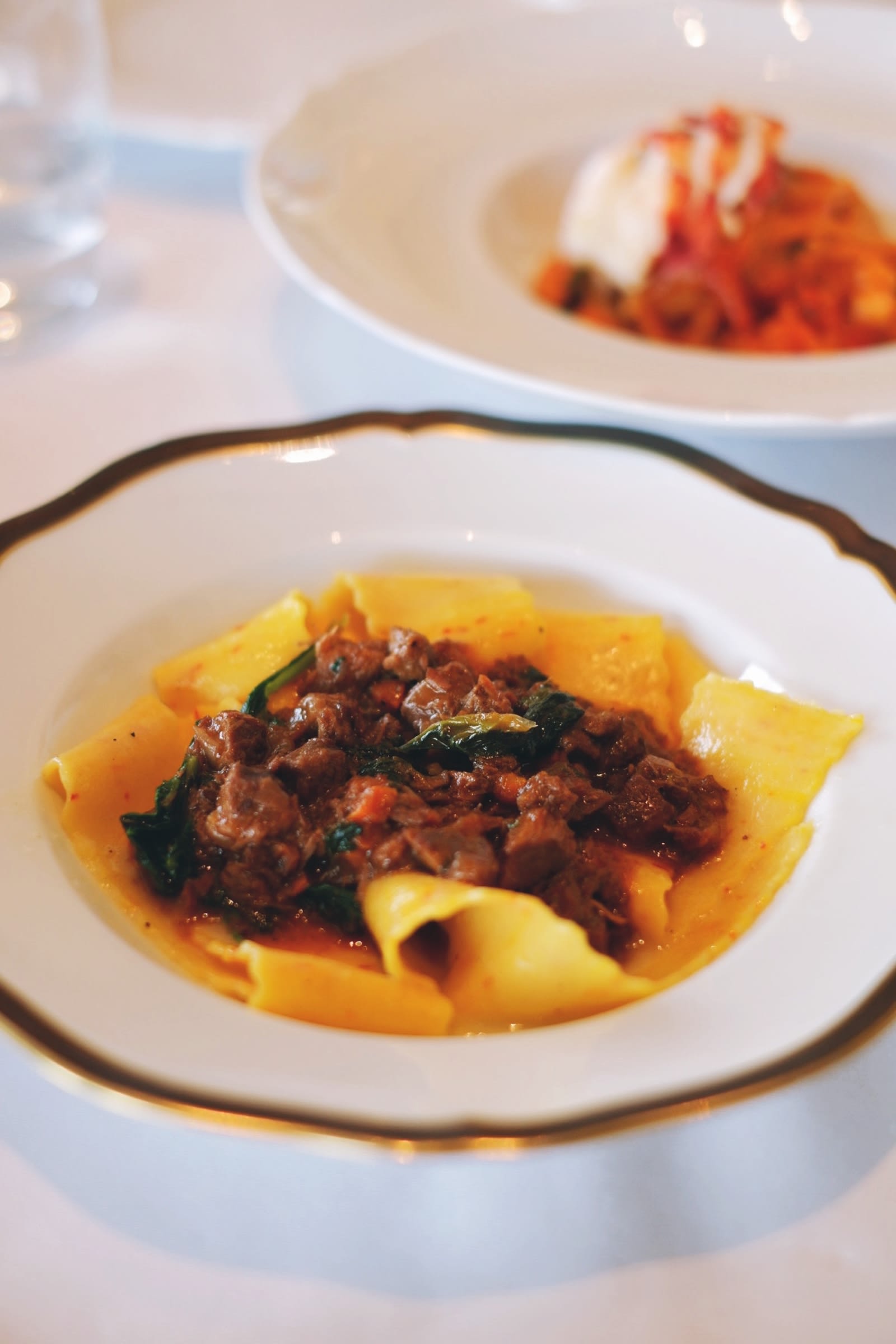 Pappardelle allo zafferano