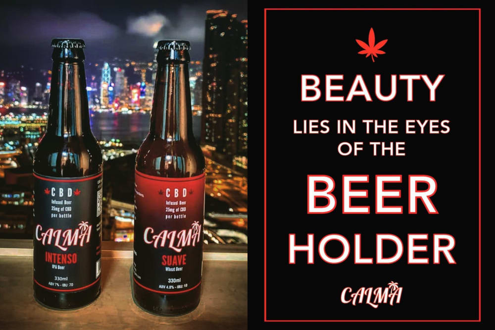 Calma CBD beer HK