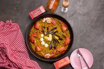 Boston lobster Paella
