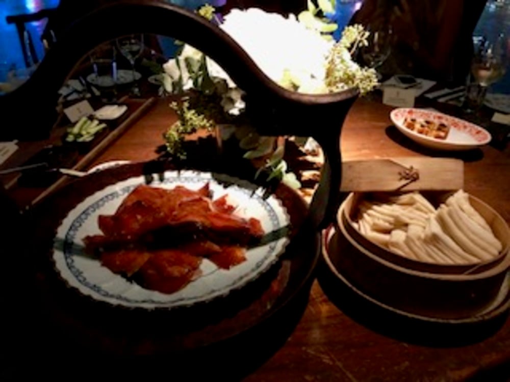 Peking Duck, after slicing