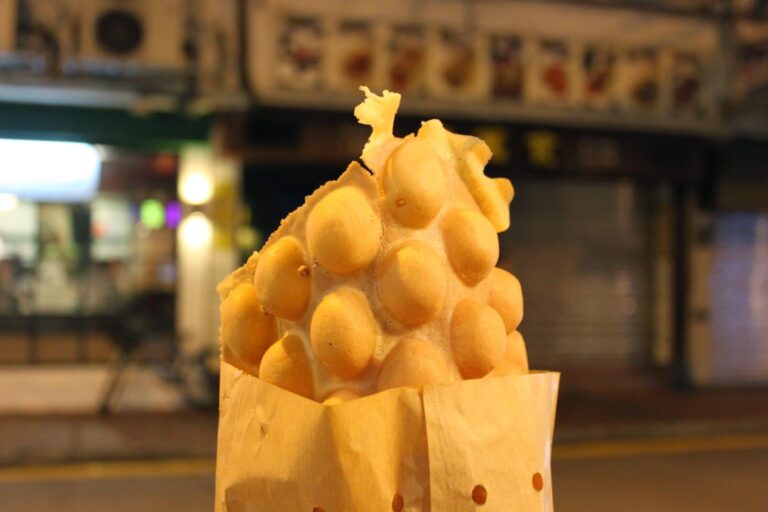 Egg Waffles, Reinvented Foodie and , Hong Kong