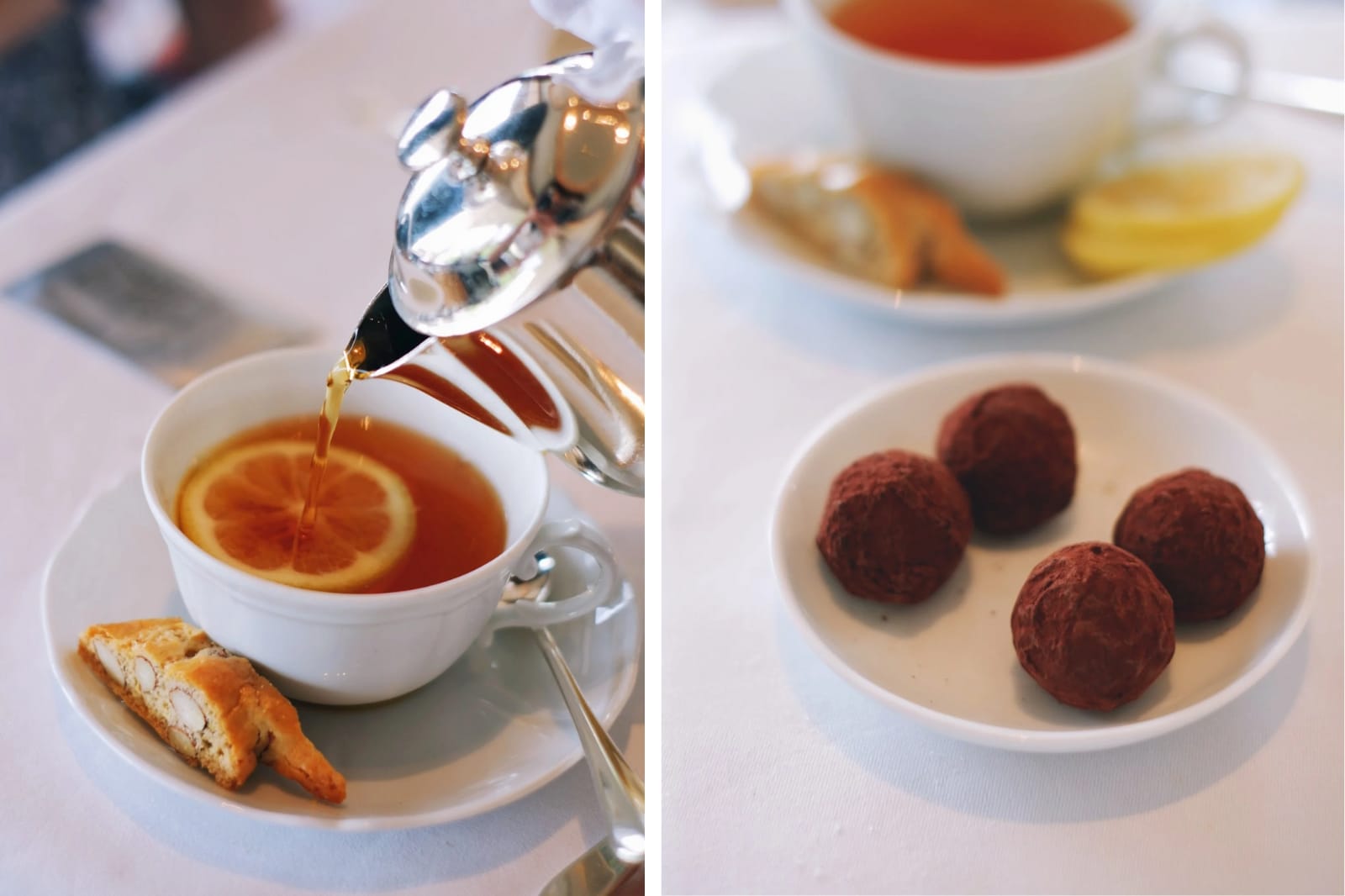 Coffee, tea and chocolates at Grissini, Hong Kong
