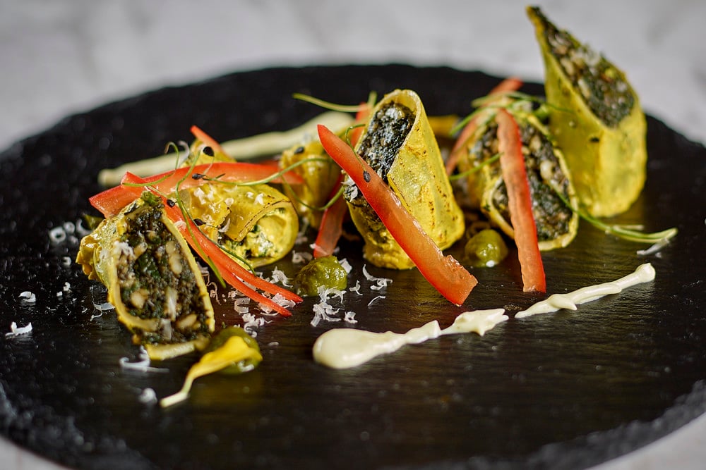  Palak paneer pinwheels 