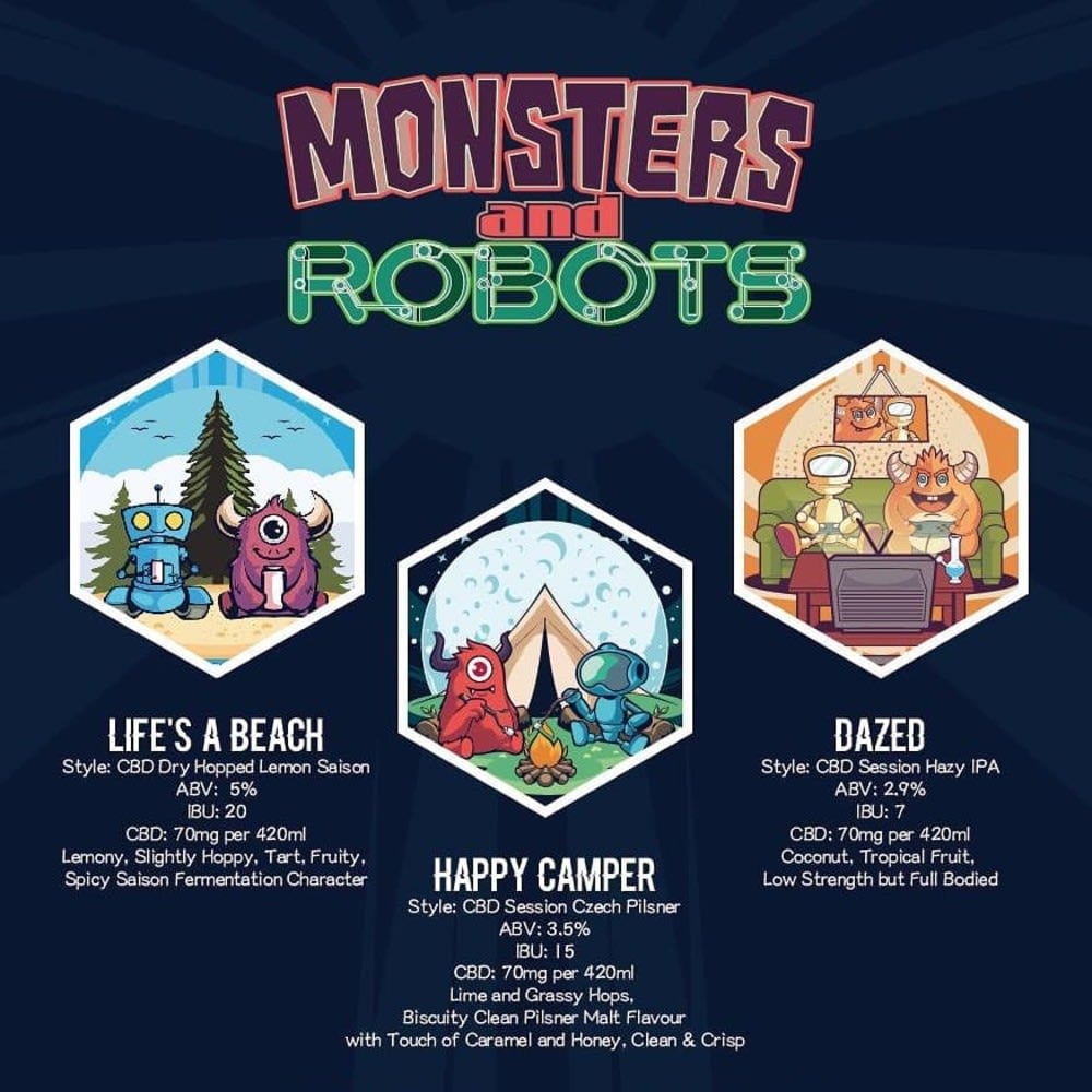 Where to (and Why) Try CBD Beer in Hong Kong 7 Monsters & Robots Beer