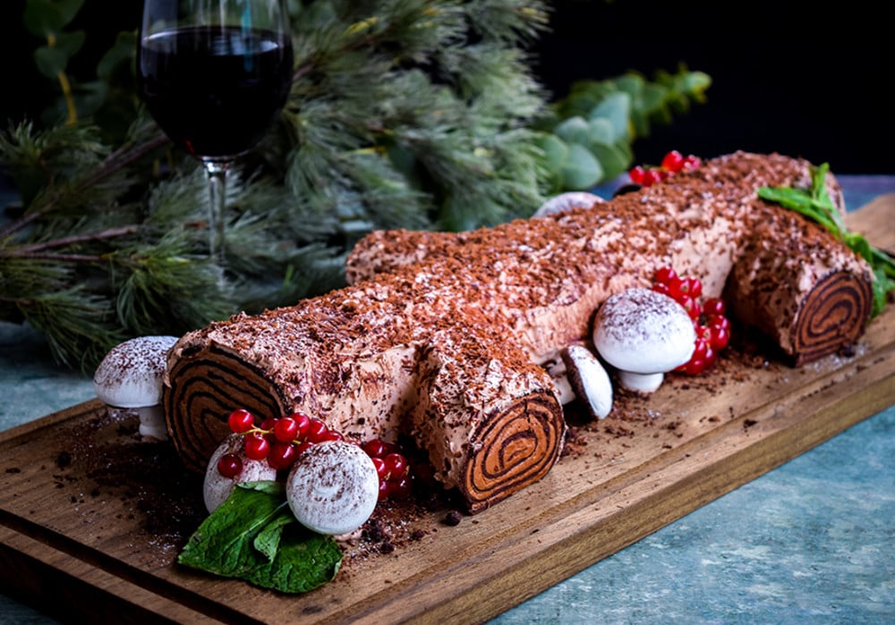 Aberdeen Street Social Yule log