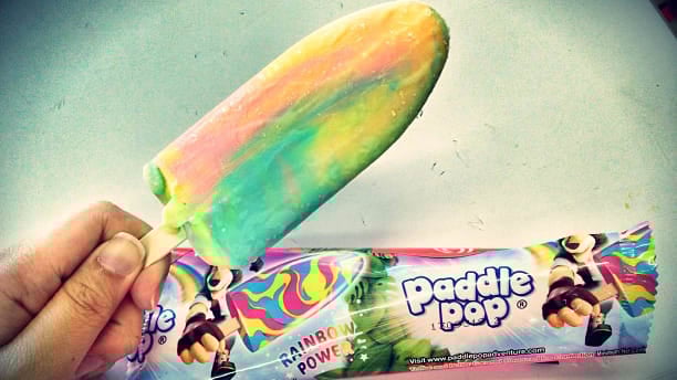 Rainbow Paddle Pop Rainbow Paddle Pop
