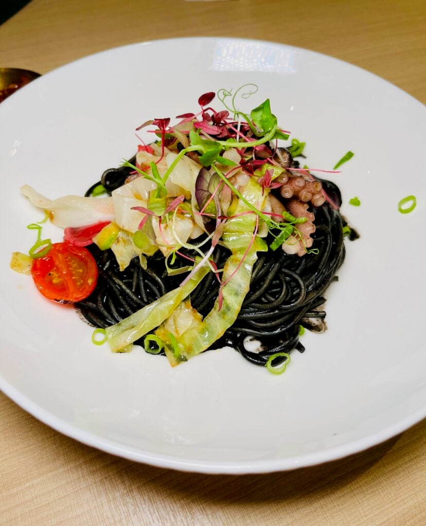 First Look: Delicious Korean and Western Flavours Vibe at Cafe Joo 5 Jeju octopus with squid-ink pasta at Cafe Joo