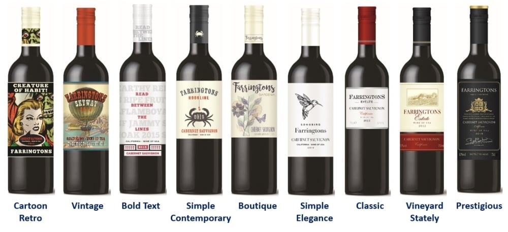 Foodie and wine label, Hong Kong