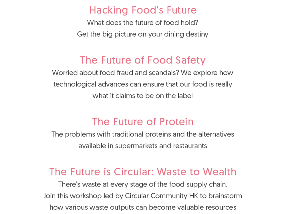 Food's Future Summit Day 2 Morning Agenda Food's Future Summit Day 2 Morning Agenda