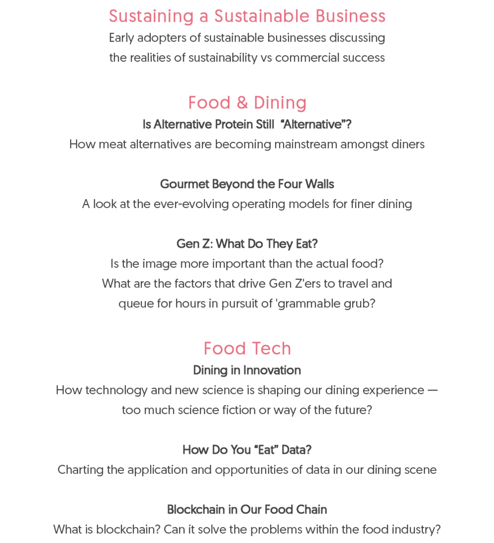 Food's Future Summit Day 1 Afternoon Agenda Food's Future Summit Day 1 Afternoon Agenda
