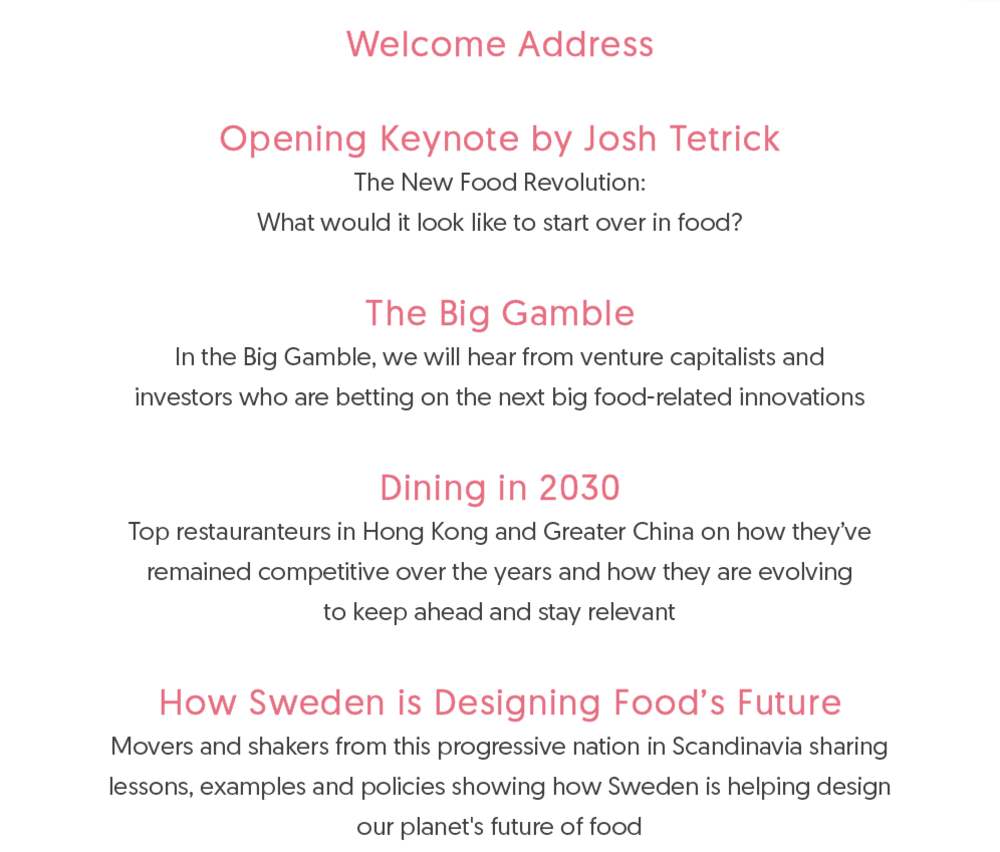 Who’s Shaping the Future of Food? Line-Up of Speakers at the Award-Winning Food’s Future Summit 2018 1 Image title