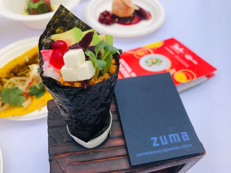 Zuma’s temaki at Taste of Hong Kong 2019