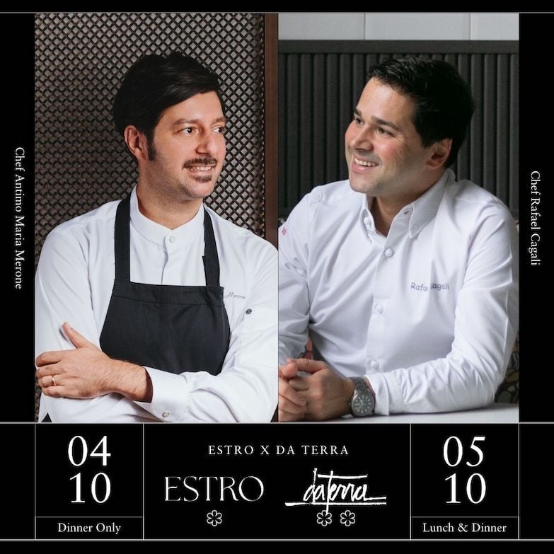 Hong Kong’s New Restaurants, Pop-Ups, Menus & More: October 2023 9 Chefs Antimo Maria Merone & Rafael Cagali