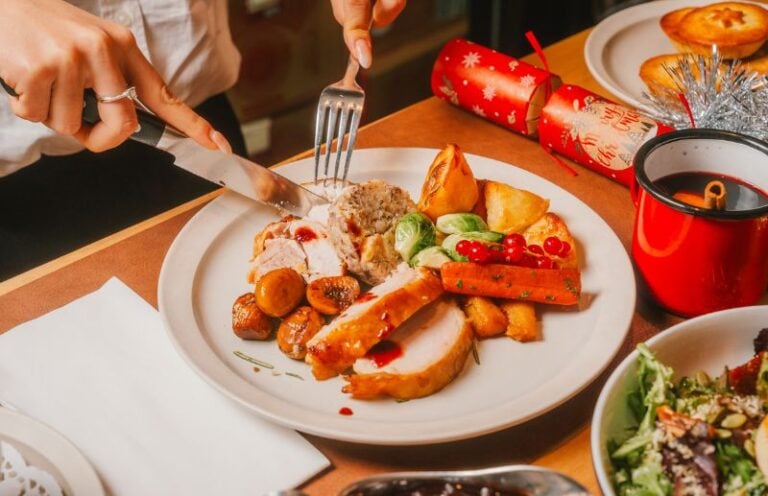 Christmas lunch and dinner menus