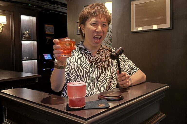 Gordon Lee Drinking Gordon Hong Kong cocktails