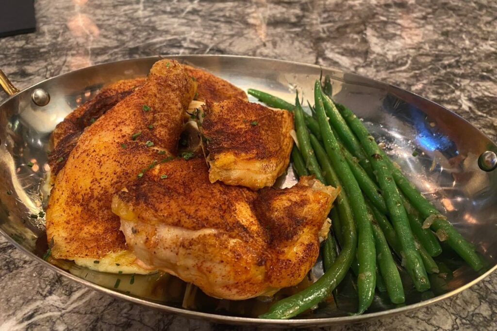 roast chicken À Poêle French Bistro review