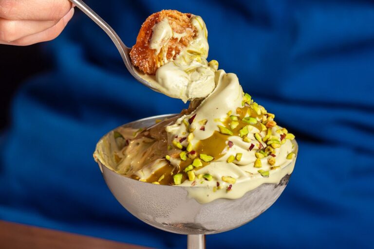 Bakehouse triple pistachio soft serve