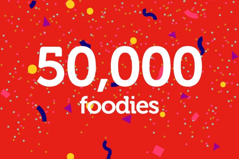 Foodie 50,000 Instagram followers giveaway