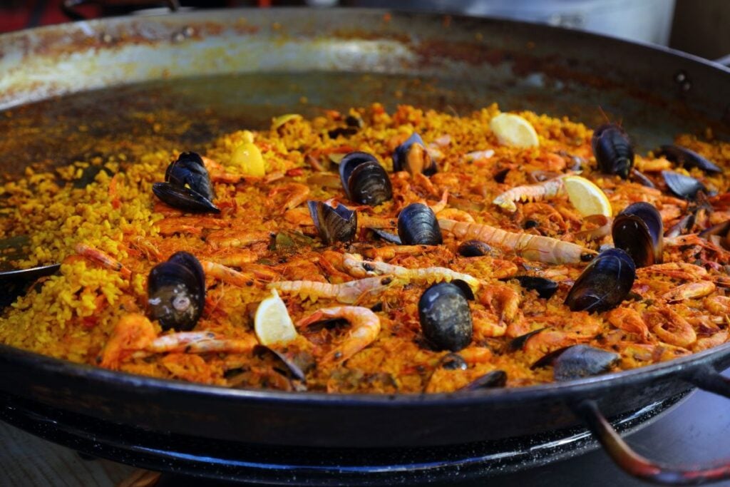 Que Pasa unlimited paella Mondays