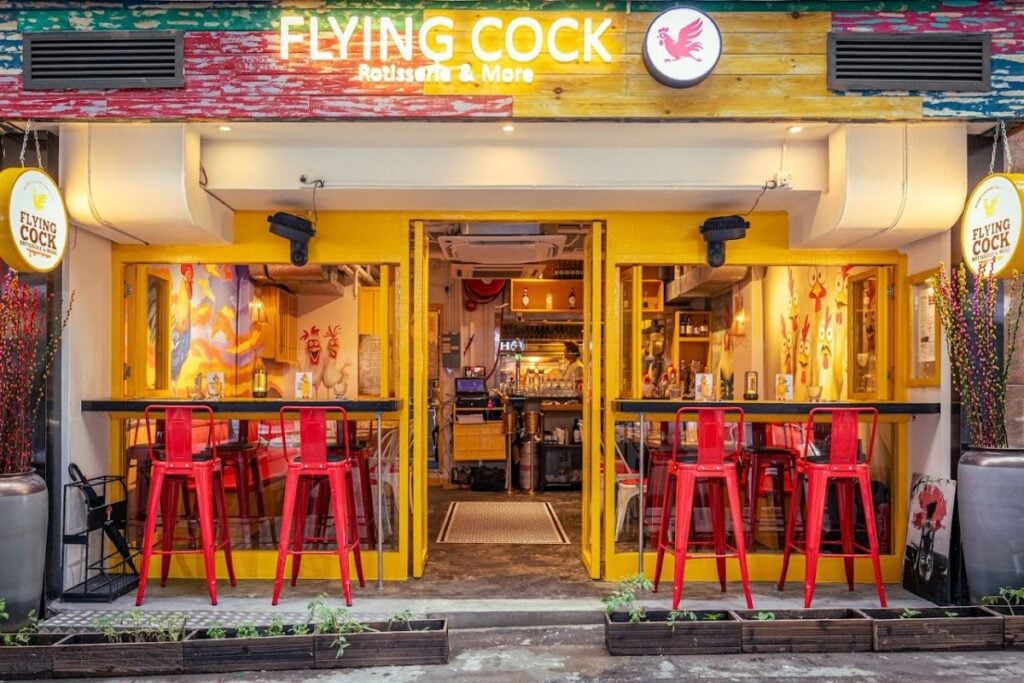 The best new restaurants to try in Hong Kong in 2025: August edition 2 best new restaurants in Hong Kong August 2025 Flying Cock exterior
