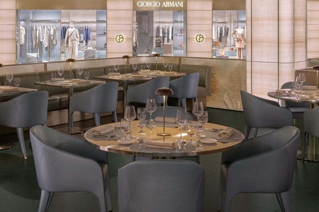 The best new restaurants to try in Hong Kong in 2025: August edition 1 best new restaurants in Hong Kong August 2025 Armani/Cafe
