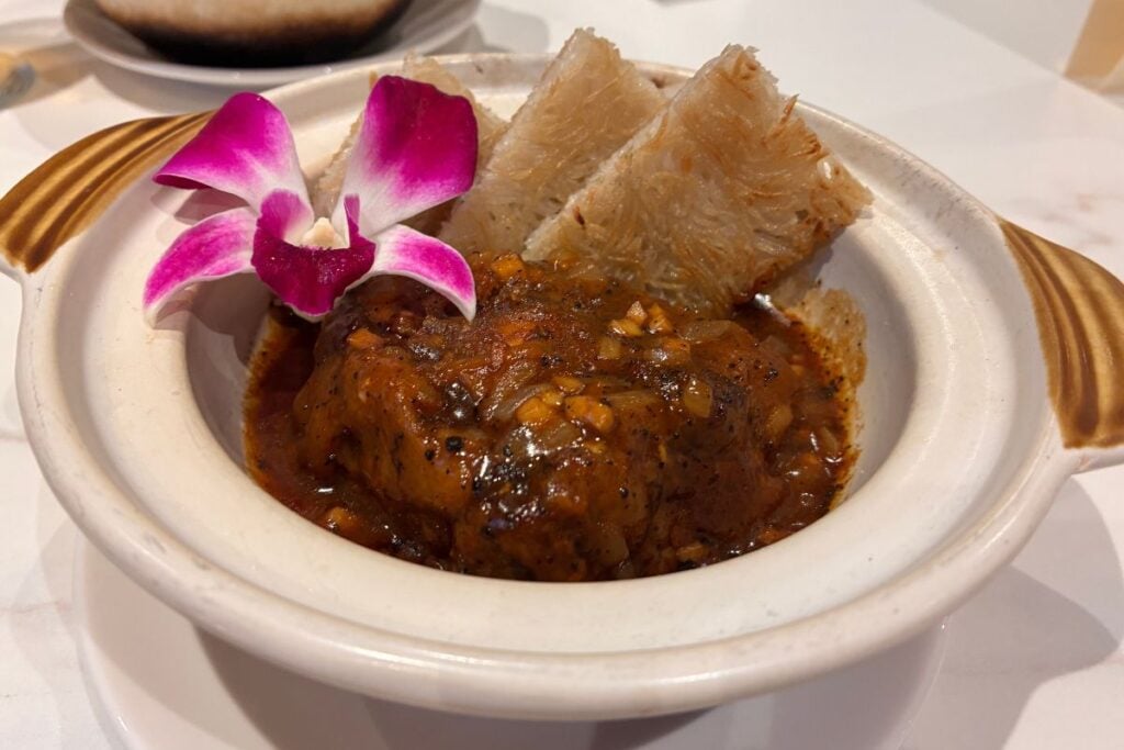 Megan's Kitchen review: a 20-year-old Cantonese restaurant exuding friendliness and homely cooking 3 Megan's Kitchen review braised ox tail with black truffle sauce (HKD288, 4pcs)
