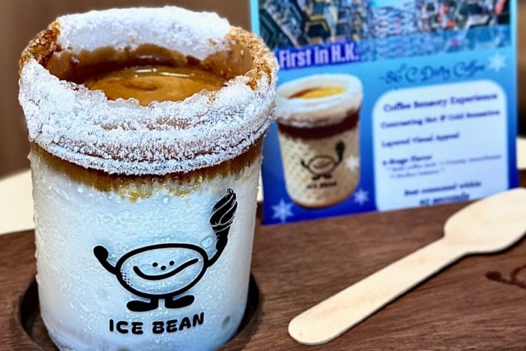 Ice Bean Cafe -86 degrees dirty coffee