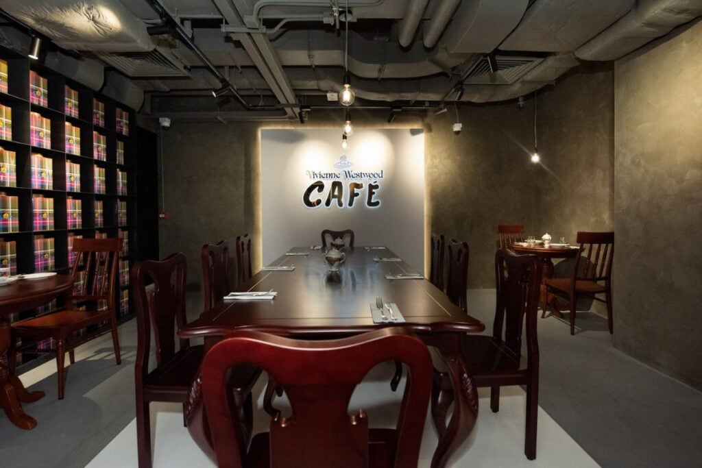 best themed restaurants Hong Kong Vivienne Westwood Café interior design