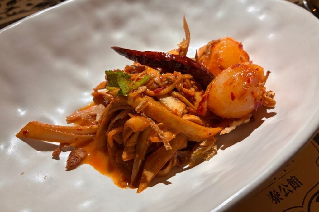 Phaya Asura review: a Kai Tak restaurant showing Thai food isn't just spicy and salty 1 Phaya Asura banana blossom salad