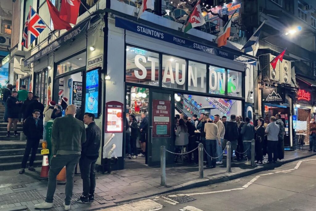 Hong Kong drinking scene Soho Staunton's