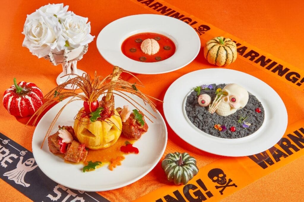 best Halloween menus and events Hong Kong 2025 Ginger Grill plates