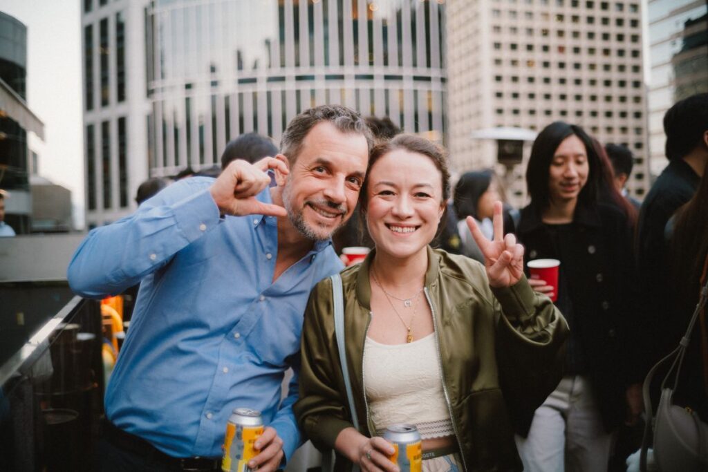 Foodie and reception, Hong Kong