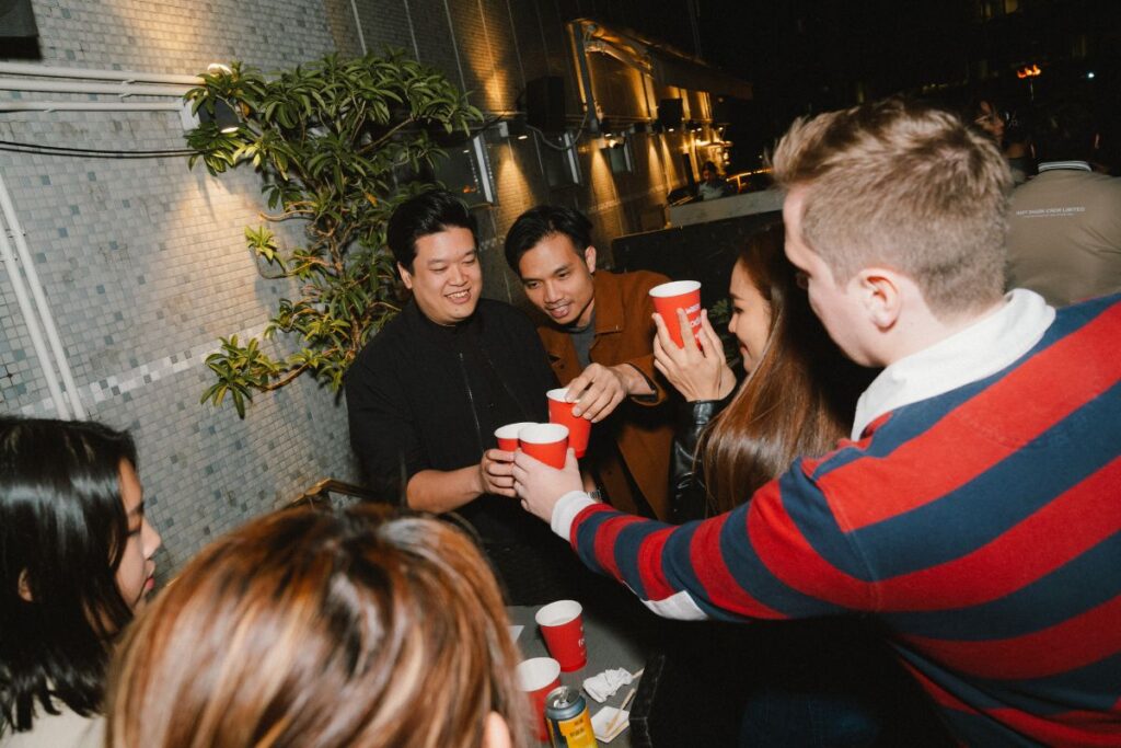 Foodie and reception, Hong Kong