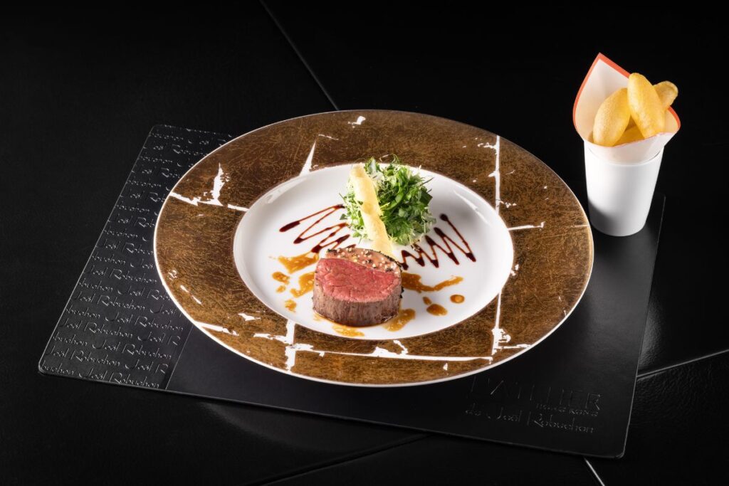 Joel Robuchon Hong Kong beef Rossini foie gras