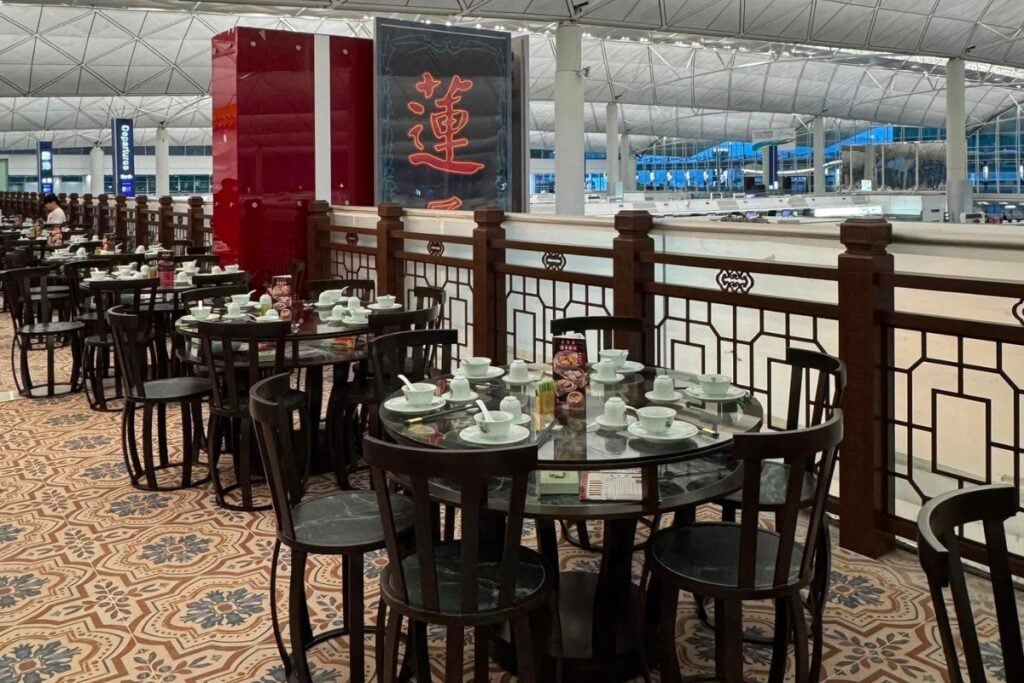 Lin Heung Lau Hong Kong International Airport opening