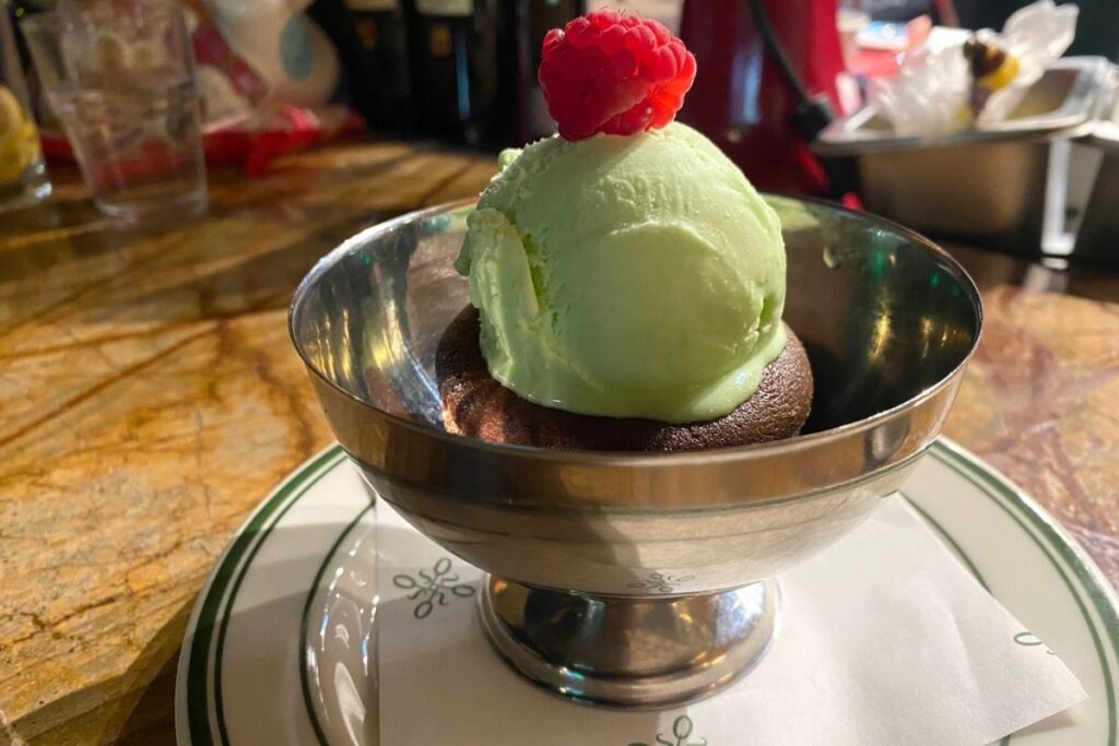 salted caramel lava cake The Spoon review