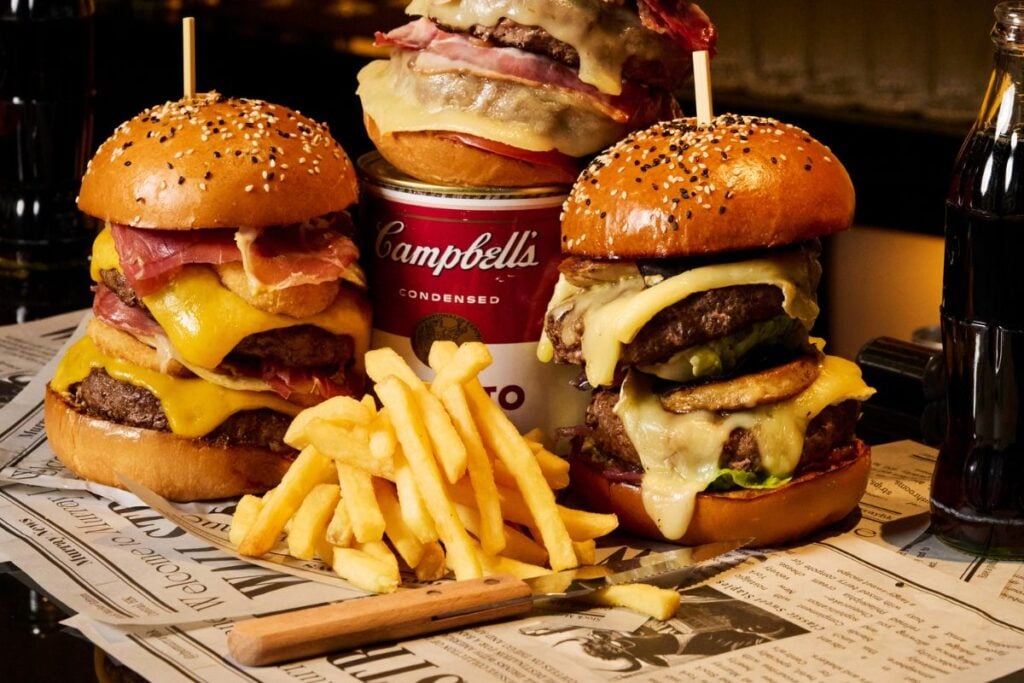 Murray Lane launches 1.2kg triple gourmet burger challenge on weekends Murray Lane 1.2kg triple gourmet burger challenge