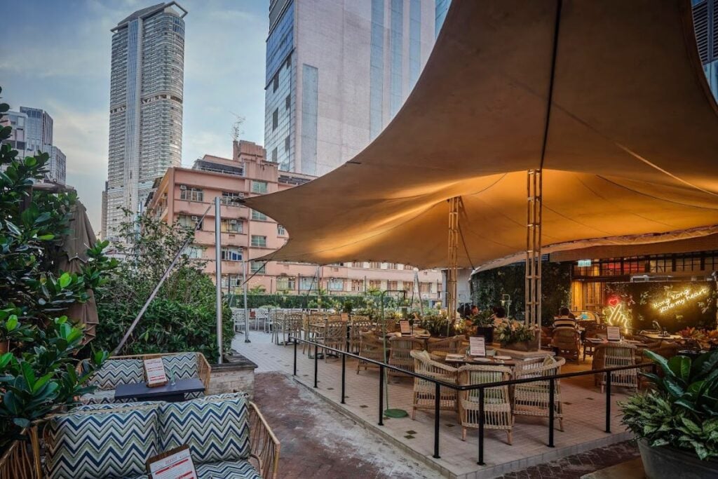 best bars in Tsim Sha Tsui MOOO! Grill & Outdoor Garden Bar