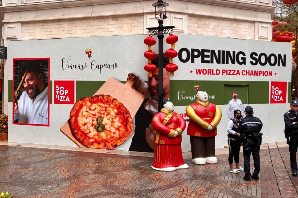 Vincenzo Capuano world’s 13th best pizza chain Hong Kong store