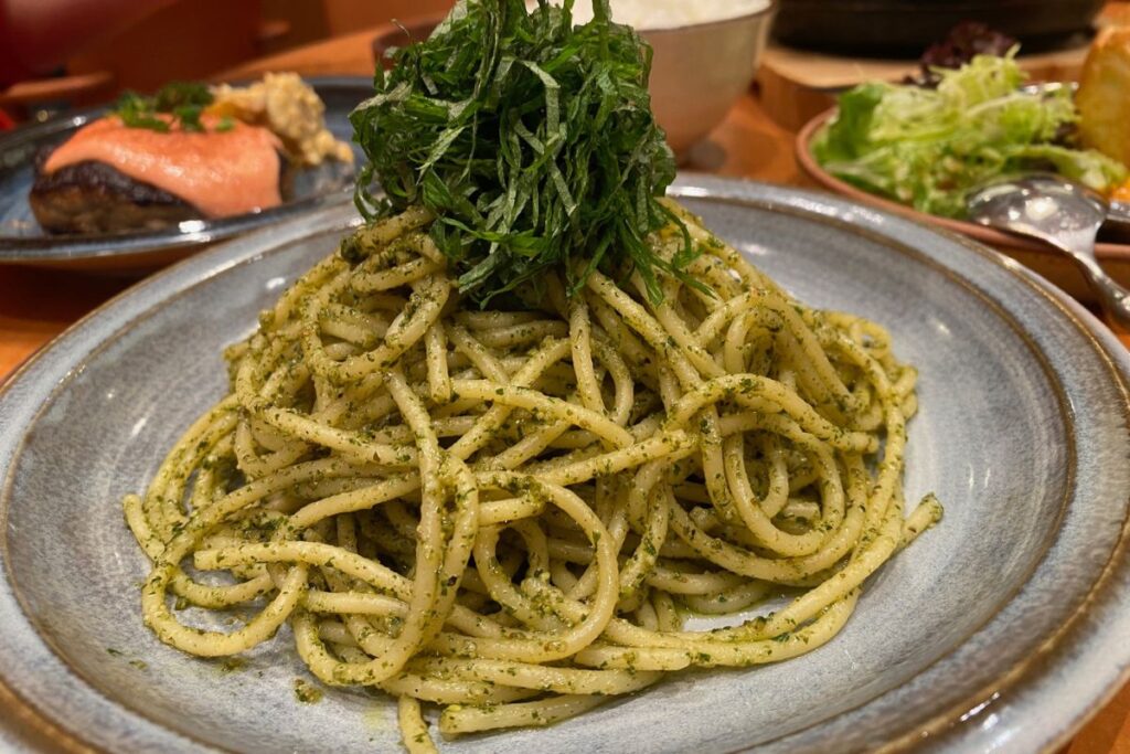 Yamamoto Hamburg review: homestyle beef patties from Japan land in Tseung Kwan O 4 shiso spaghetti Yamamoto Hamburg review