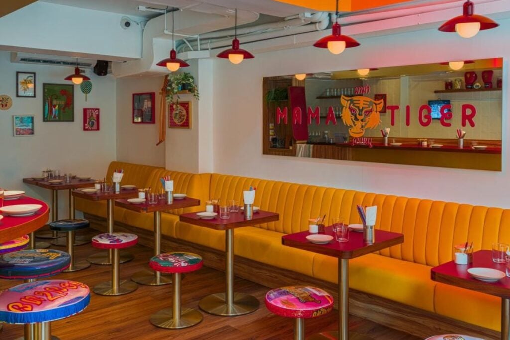 modern Thai Food Mama Tiger Noodles