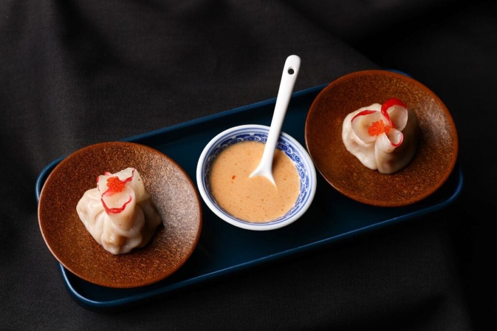 Nicolas Elalouf shakes up traditions at Man Mo Dim Sum with boundaryless dim sum flavours 2 Man Mo Dim Sum dim sum with sauce
