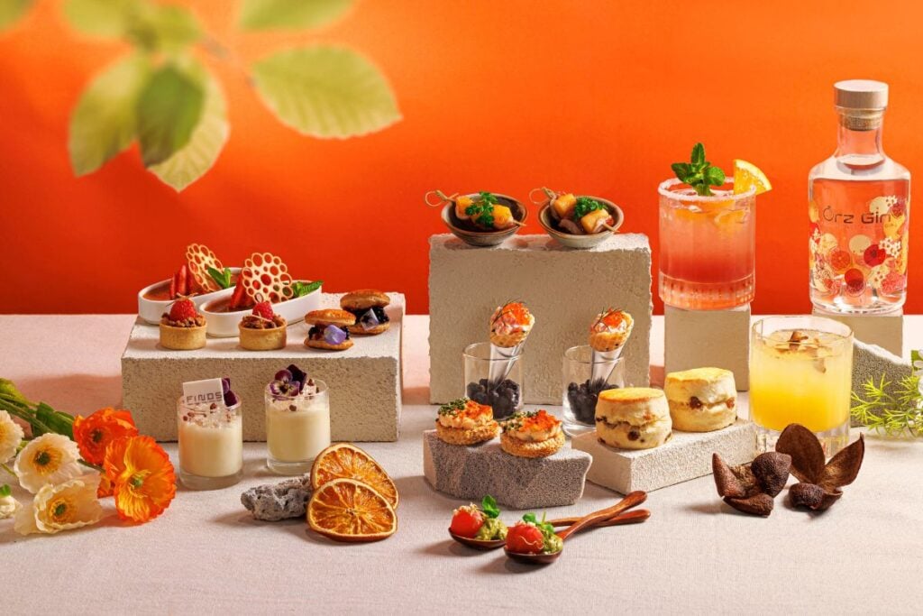 FINDS Orz Gin afternoon tea set