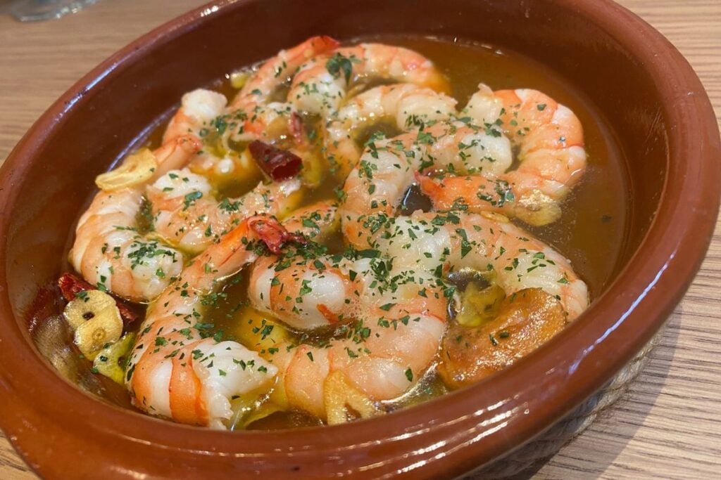 Lola María review: chef Edgard Sanuy Barahona’s new restaurant makes a Spanish splash on Hollywood Road 1 garlic shrimp Lola Maria review