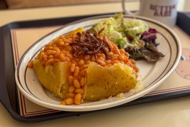 British jacket potato restaurant open in Central