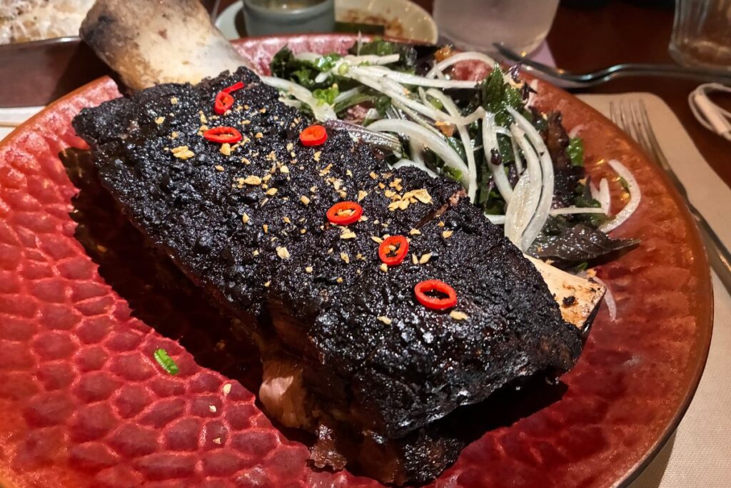 Hillside restaurant Tsim sha Tsui pho spiced Wagyu beef rib