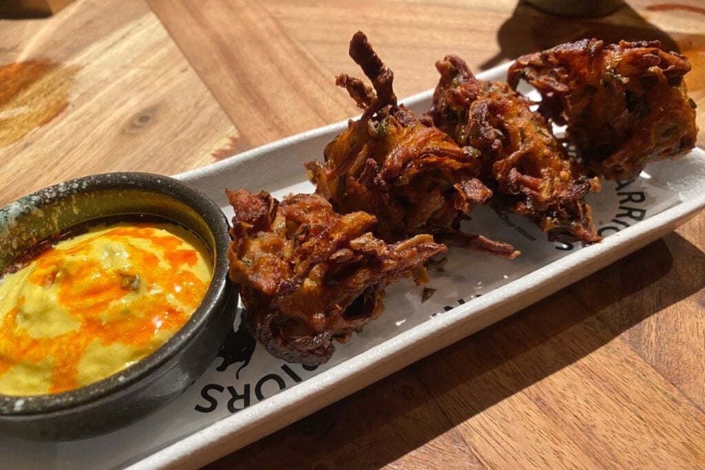 onion bhaji Punjab Warriors review