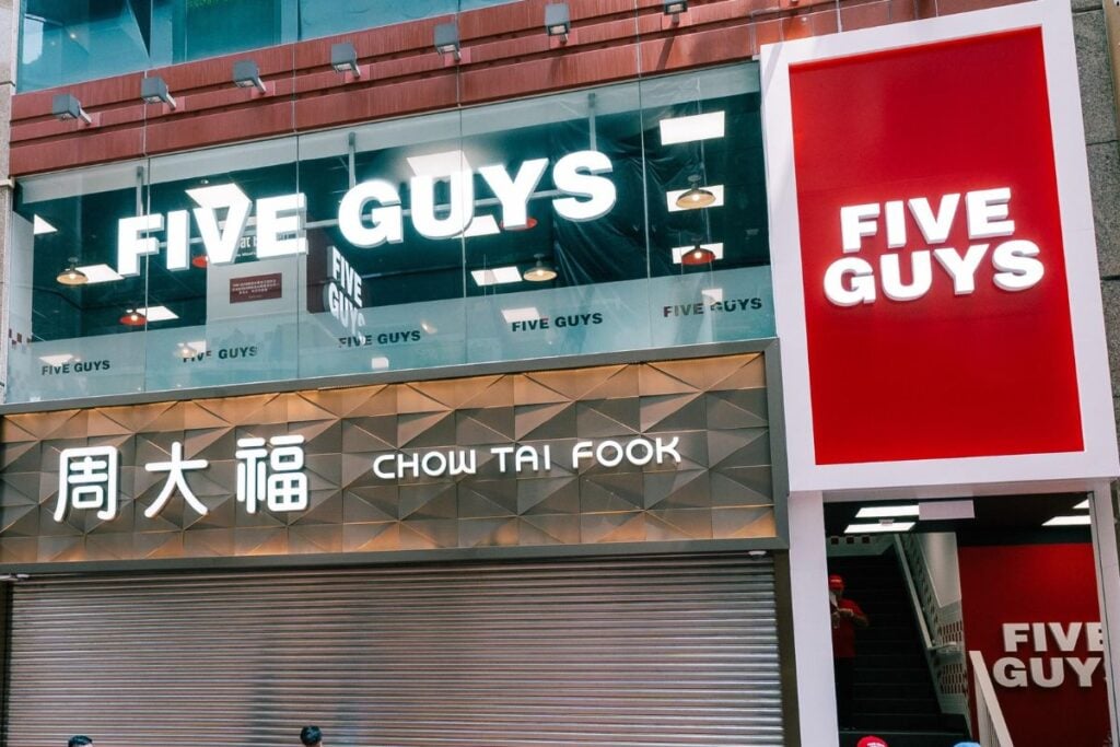 Five Guys closes Causeway Bay Russell Street location after 5 years of service Five Guys Causeway Bay location closes